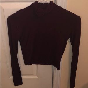 Small cropped turtle neck